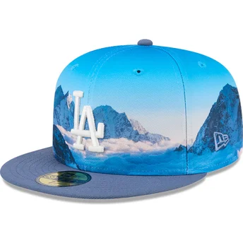 Casquette plate bleue ajustée 59FIFTY Photoreal Los Angeles Dodgers MLB New Era