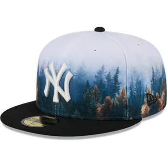 New Era Flat Brim 59FIFTY Photoreal New York Yankees MLB Black Fitted Cap