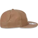 gorra-plana-marron-ajustable-9fifty-waxed-canvas-de-new-york-yankees-mlb-de-new-era