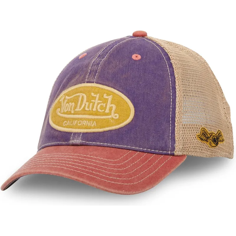 casquette-trucker-violette-beige-et-rouge-mac7-von-dutch