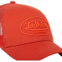 casquette-trucker-orange-log06-von-dutch