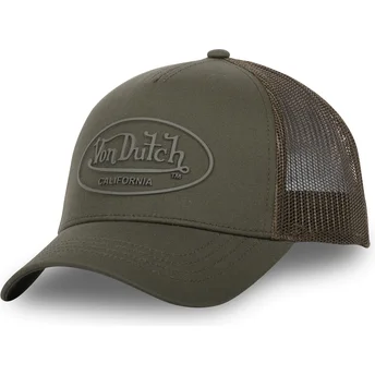 Cap curbată green snapback de Von Dutch
