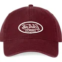 casquette-courbee-grenat-ajustable-log-bur-von-dutch