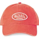 casquette-courbee-orange-ajustable-log-fla-von-dutch