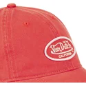 gorra-curva-naranja-ajustable-log-fla-de-von-dutch