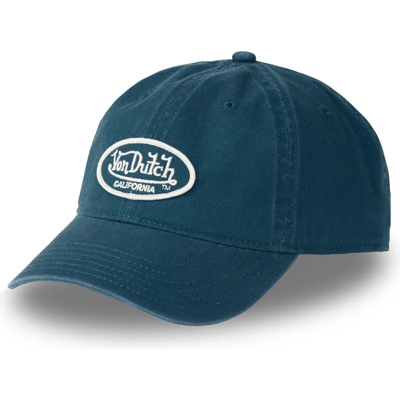 verstellbare-blaue-curved-cap-log-mid-von-von-dutch