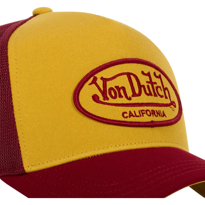 gelbe-und-rote-trucker-kappe-burg-von-von-dutch