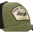 von-dutch-kak-green-and-black-trucker-hat