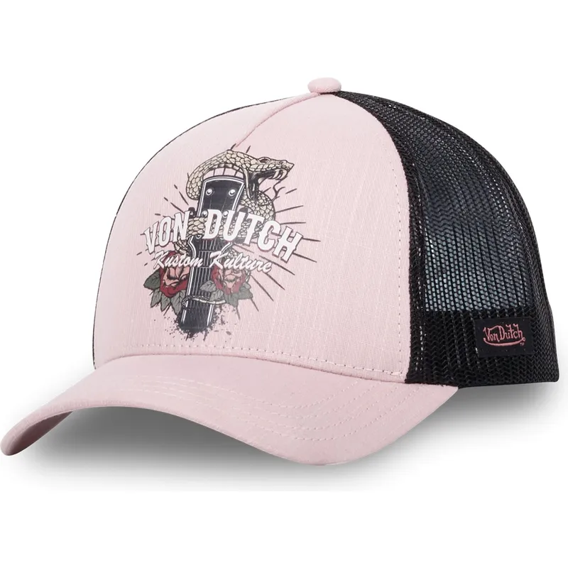 epci-curbata-roz-snapback-sna-de-von-dutch