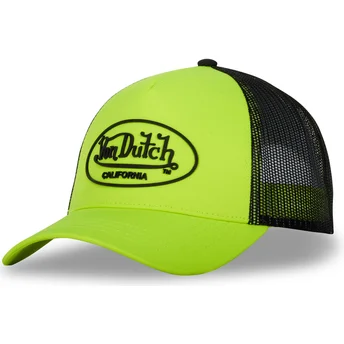 Καπέλο trucker κίτρινο και μαύρο FLU Y της Von Dutch