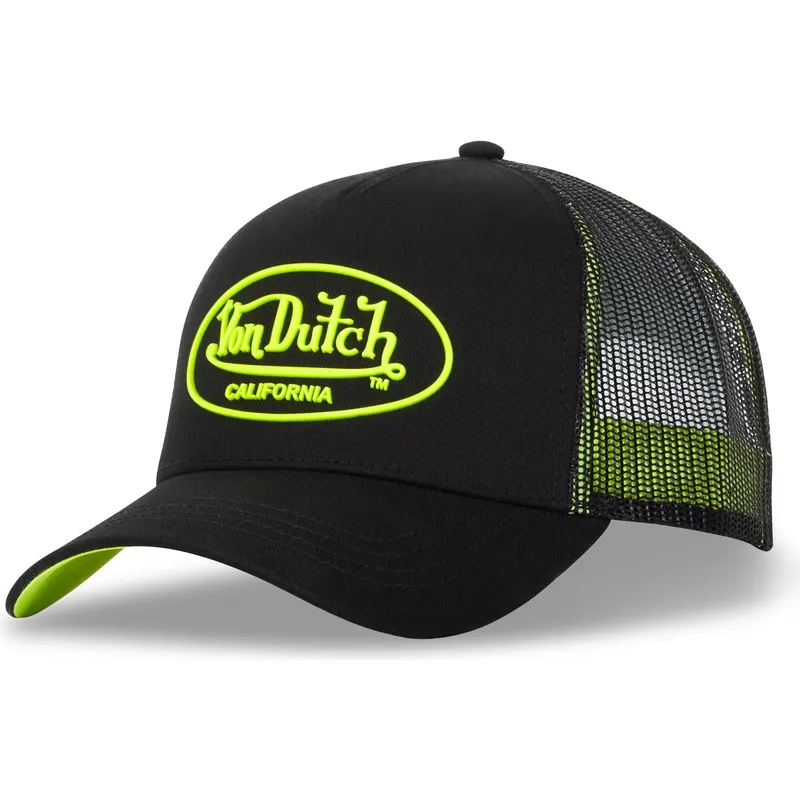 casquette-trucker-noire-et-jaune-dom-y-von-dutch