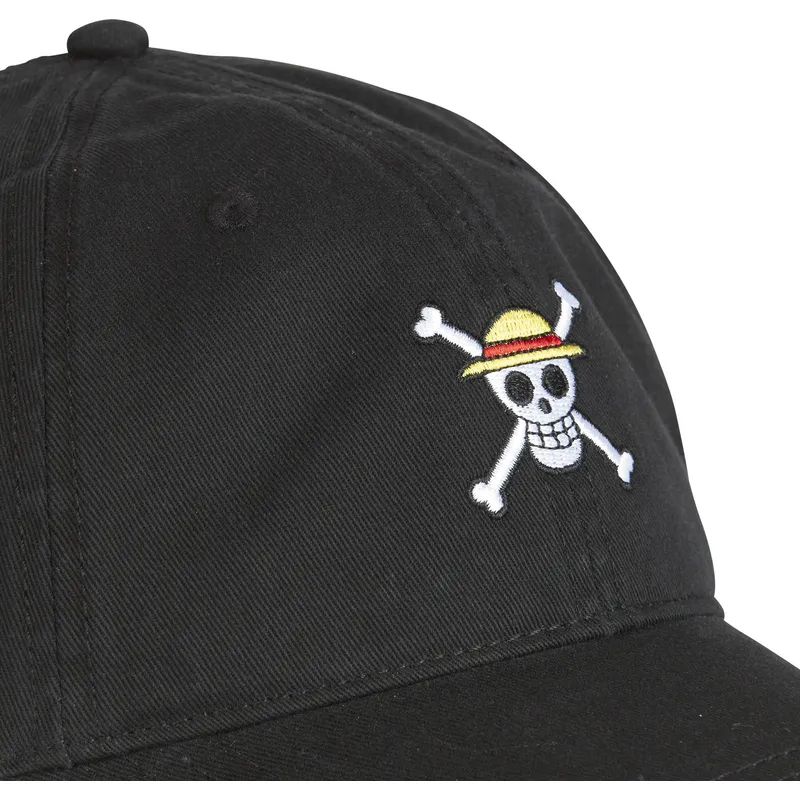 schwarze-verstellbare-curved-cap-straw-hat-pirates-skucd-one-piece-von-capslab