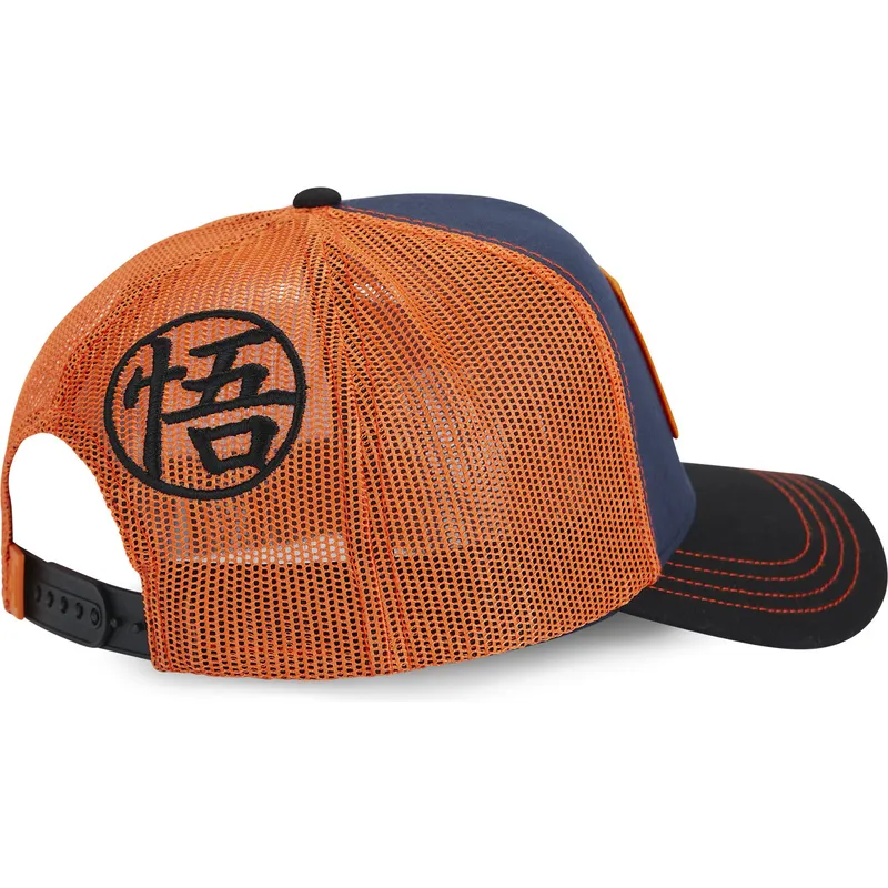 marineblaue-und-orangefarbene-trucker-kappe-son-goku-dbz8-gok-dragon-ball-von-capslab
