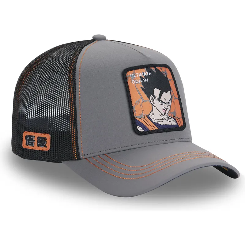 epci-curbata-gri-snapback-ultimate-dbz8-goh-son-gohan-dragon-ball-de-capslab