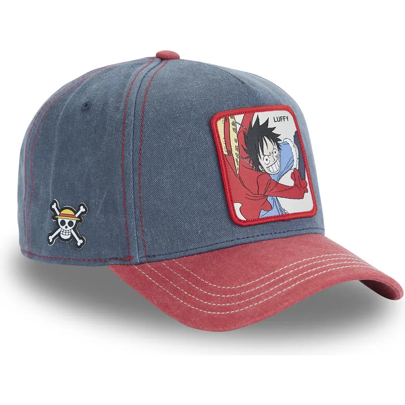 cappellino-snapback-blu-e-rosso-con-visiera-curva-monkey-d-luffy-op4-hak-one-piece-di-capslab
