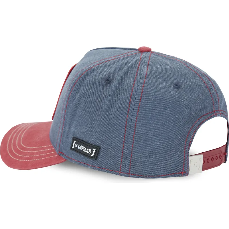 snapback-kappe-mit-gebogenem-schirm-in-blau-und-rot-monkey-d-luffy-op4-hak-one-piece-von-capslab