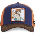 capslab-nami-op4-nam-one-piece-navy-blue-and-orange-trucker-hat