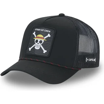 Casquette trucker noire Straw Hat Pirates OP4 SKU One Piece Capslab