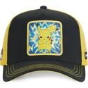 svart-och-gul-trucker-keps-pikachu-pmk5-thu-pokemon-fran-capslab