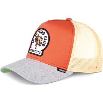 Gorra Trucker Orange und Grau Do Nothing Club HFT DNC 1.1 von Djinns