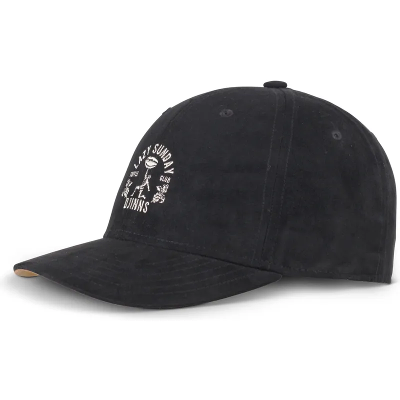 schwarze-verstellbare-gebogene-kappe-truefit-lazy-classic-von-djinns