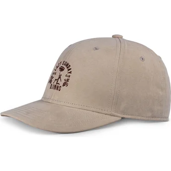 Beige verstellbare Curved Cap TrueFit Lazy Classic von Djinns