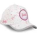 capslab-bar2-barbie-verstellbare-weisse-und-graue-kappe-mit-gebogenem-schirm