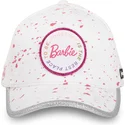 capslab-bar2-barbie-verstellbare-weisse-und-graue-kappe-mit-gebogenem-schirm