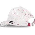capslab-bar2-barbie-verstellbare-weisse-und-graue-kappe-mit-gebogenem-schirm