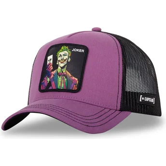 Capslab Joker DC7 CLO DC Comics Purple and Black Trucker Hat