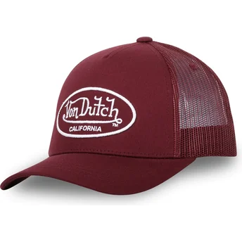 Șepci curbată roșu reglabilă LOF B11 de Von Dutch