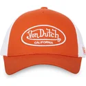 czapka-trucker-pomaranczowo-biala-regulowana-lof-b17-von-dutch