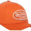 casquette-courbee-orange-ajustable-lof-c11-von-dutch