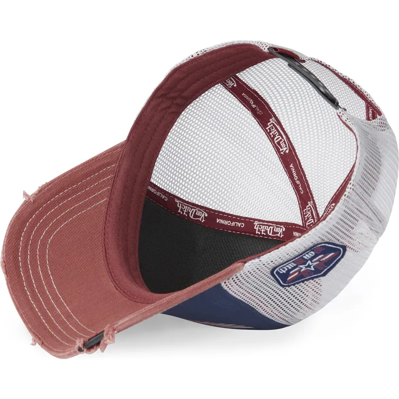 gorra-trucker-blu-e-marrone-crew19-di-von-dutch