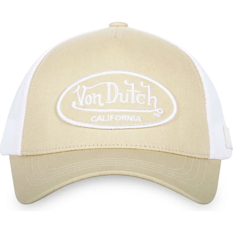verstellbare-beige-weisse-trucker-kappe-lof-b14-von-von-dutch