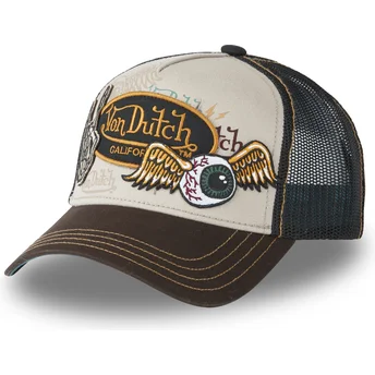 Von Dutch brun truckerkeps PATCHES03