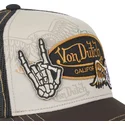 czapka-trucker-brazowa-patches03-od-von-dutch