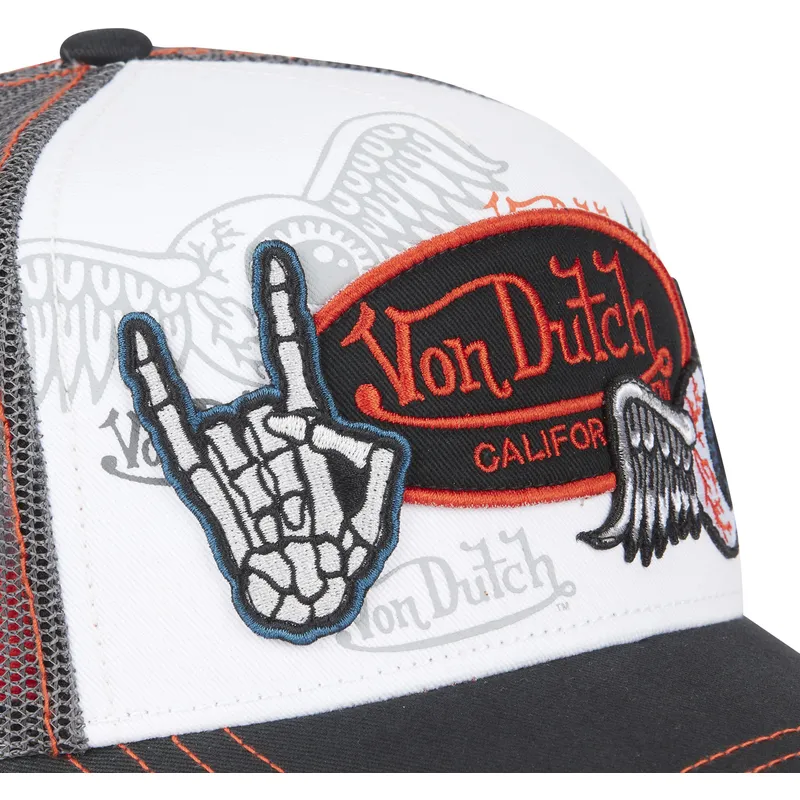 cappellino-trucker-bianco-e-nero-patches04-di-von-dutch