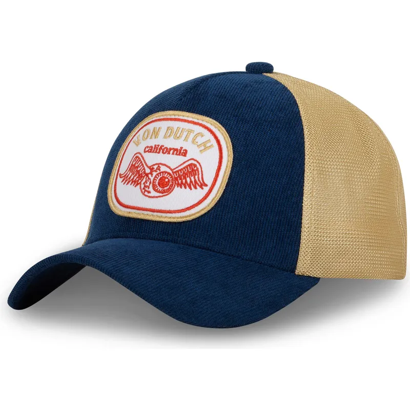 czapka-trucker-granatowo-bezowa-blu-ct-marki-von-dutch