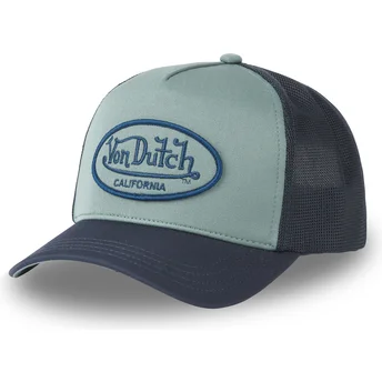 Casquette trucker verte et bleue NAMI Von Dutch