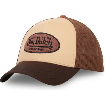 Brun truckerkeps TERRYLOG01 från Von Dutch