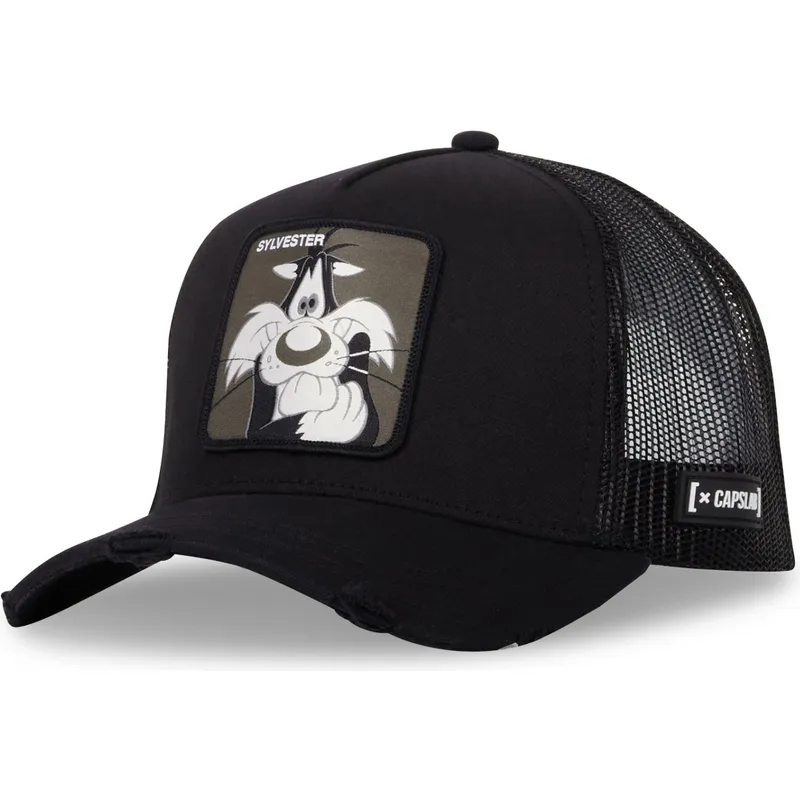 epci-curbata-negru-snapback-loo10-syl-silvestru-looney-tunes-de-capslab