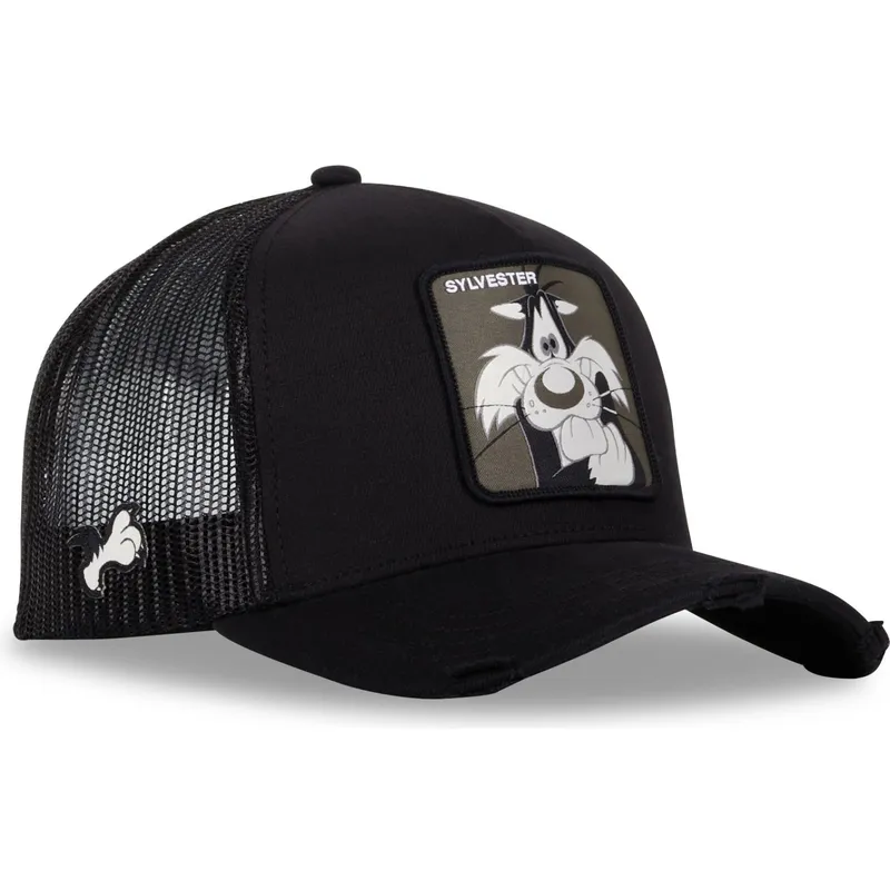 epci-curbata-negru-snapback-loo10-syl-silvestru-looney-tunes-de-capslab