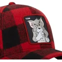 czapka-z-zakrzywionym-daszkiem-czerwona-i-czarna-snapback-tom-taj5-tj6-looney-tunes-od-capslab