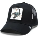 gorra-trucker-negra-escorpion-deadly-the-deadliest-scorpion-the-farm-de-goorin-bros