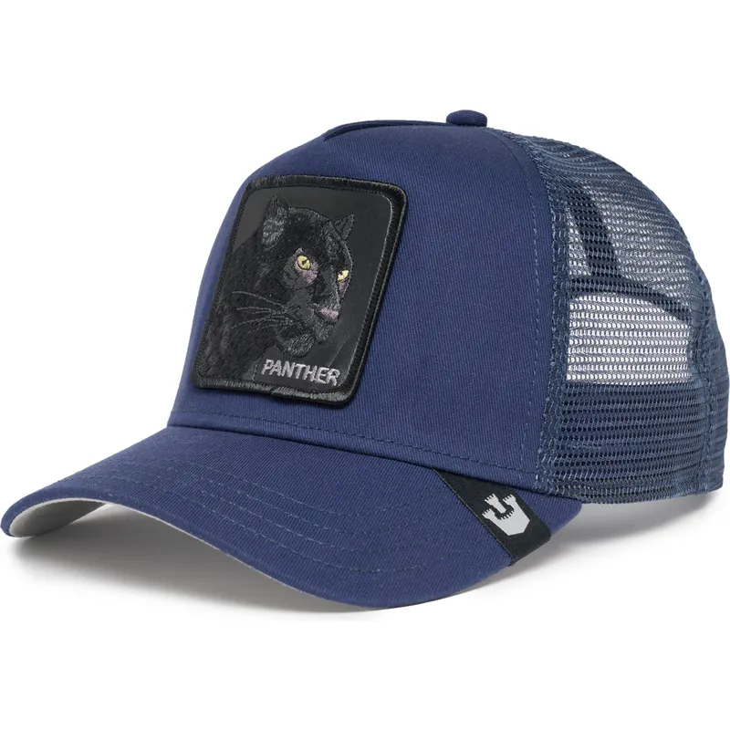 cappello-trucker-blu-navy-pantera-the-black-panther-the-farm-di-goorin-bros