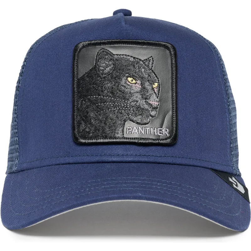 cappello-trucker-blu-navy-pantera-the-black-panther-the-farm-di-goorin-bros
