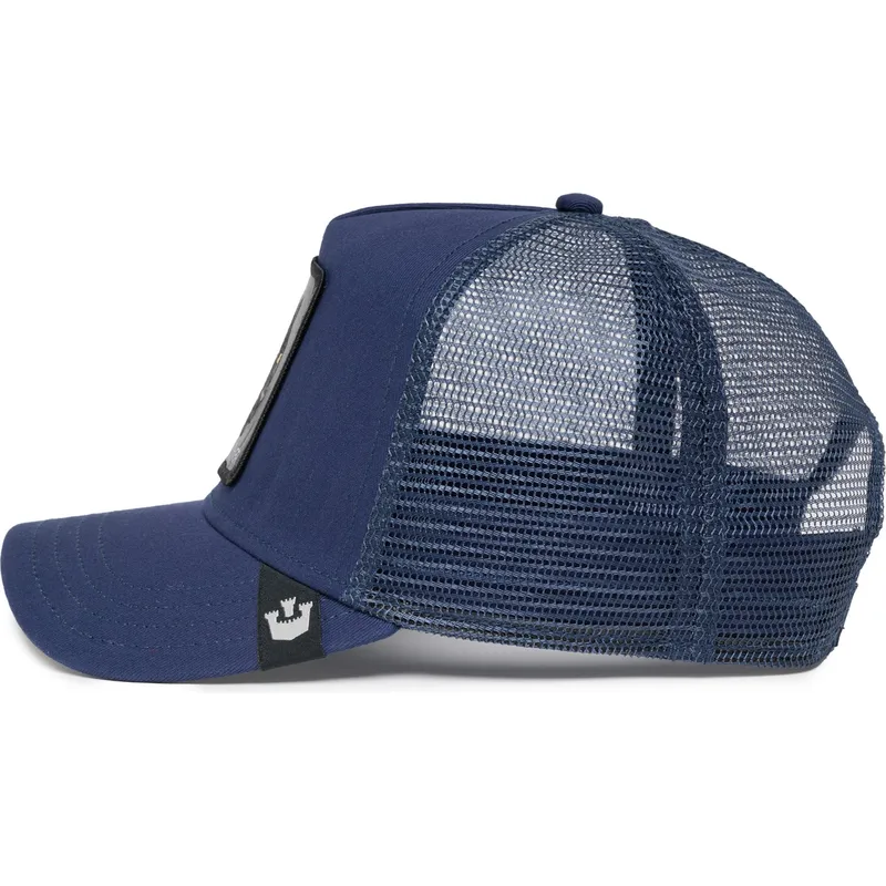 cappello-trucker-blu-navy-pantera-the-black-panther-the-farm-di-goorin-bros