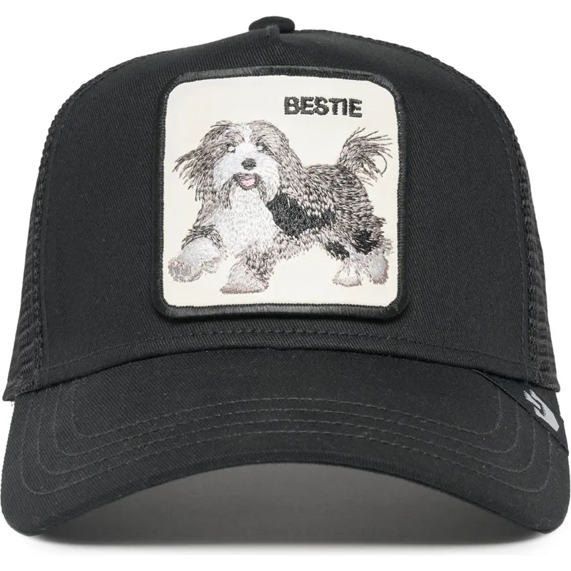 trucker-cap-schwarz-hund-the-bestie-dog-the-farm-von-goorin-bros