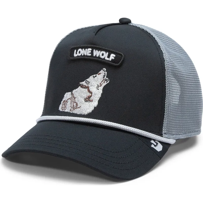 epci-curbata-negru-snapback-gb2-lone-wolf-the-rocker-the-farm-de-goorin-bros